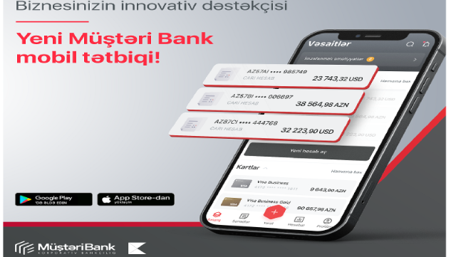 “Müştəri Bank Mobile” - biznes üçün yeni mobil bankçılıq tətbiqi 